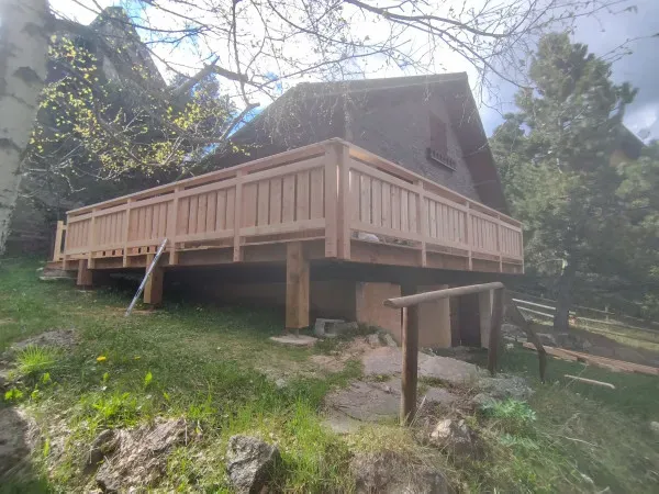 Terrasse Bois à La Cabanasse